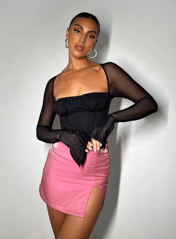 Clothes For Woman Ayres Mini Skirt Pink