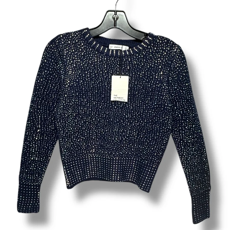 Sweater By Zara In Blue, Size: S