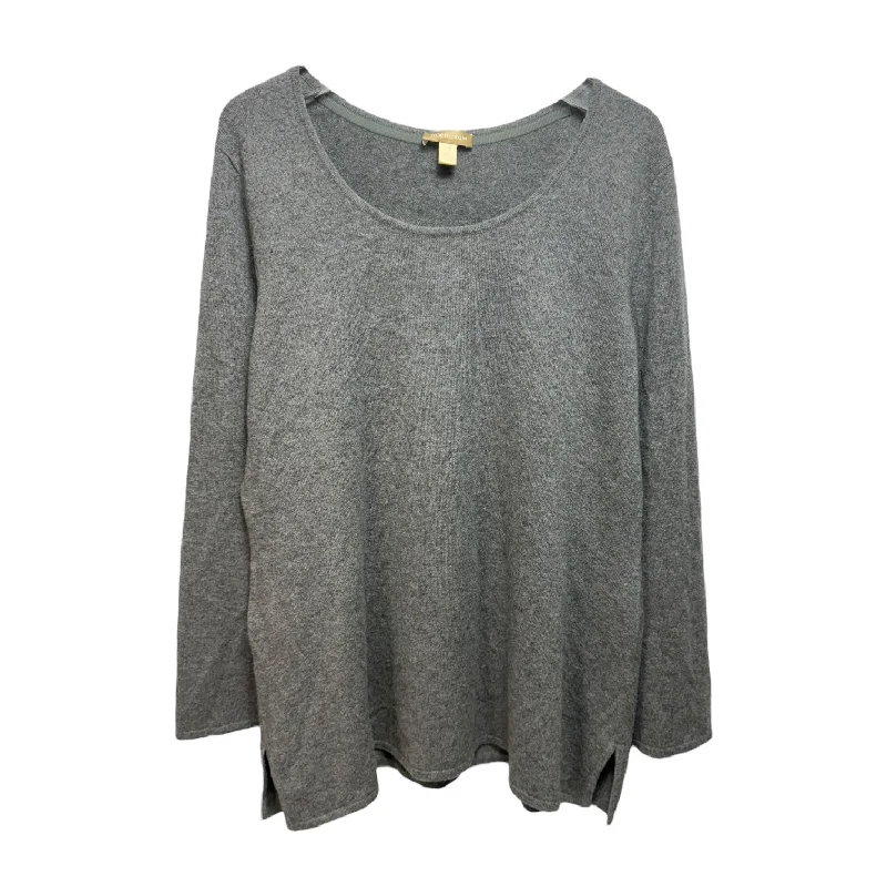 Sweater Cashmere By Nordstrom In Grey, Size: Xl