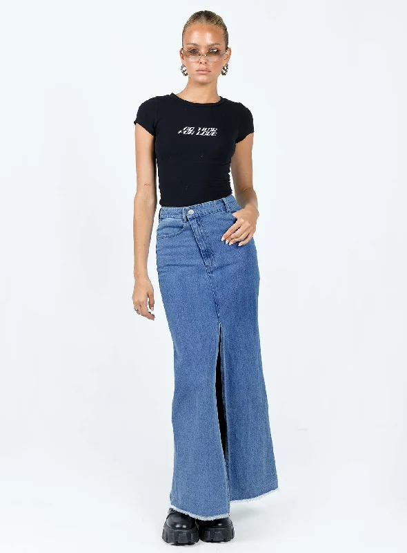 Bundle Offer Benetti Midi Denim Skirt