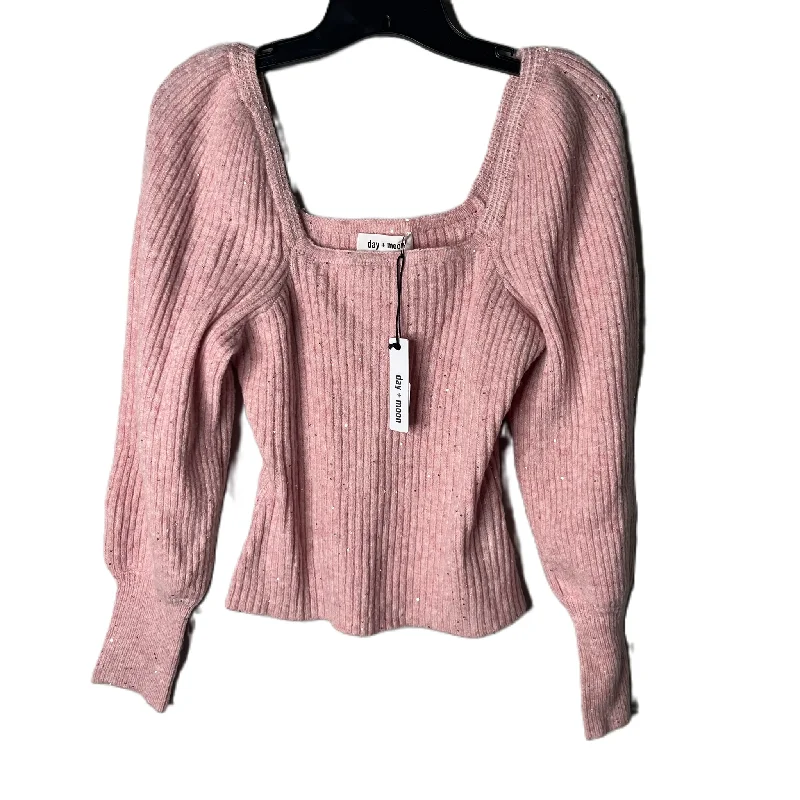 Sweater By Day and Moon In Pink, Size: M