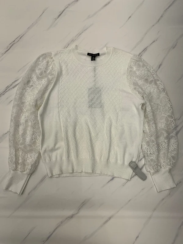 Sweater By Cmc In White, Size: Xl