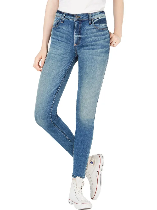 Comfortable Outfit For Women Womens Solid High Rise Skinny Jeans