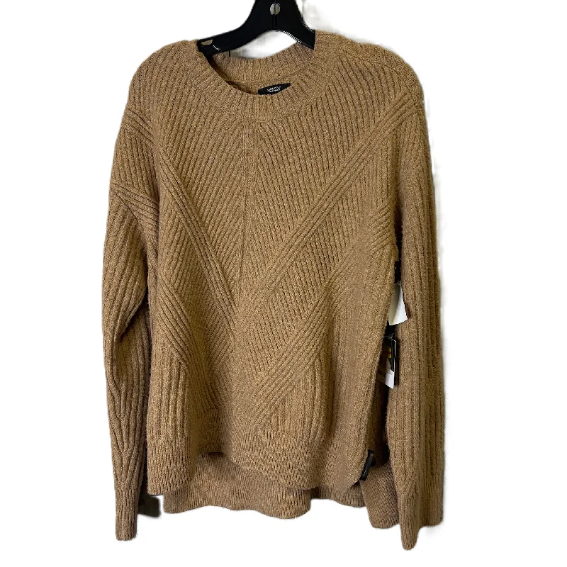 Sweater By Simply Vera In Tan, Size: M