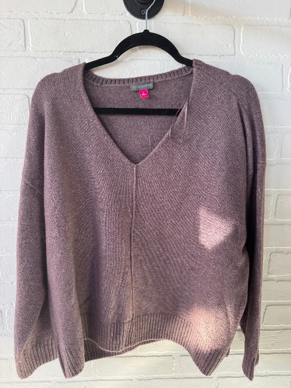 Sweater By Vince Camuto In Brown, Size: L