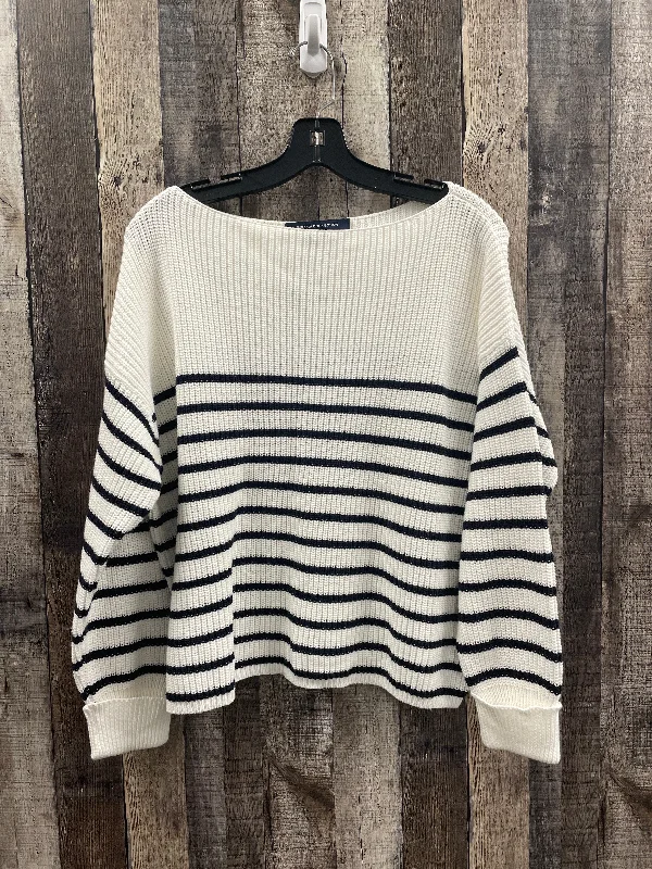 Sweater By French Connection In Striped Pattern, Size: Xs