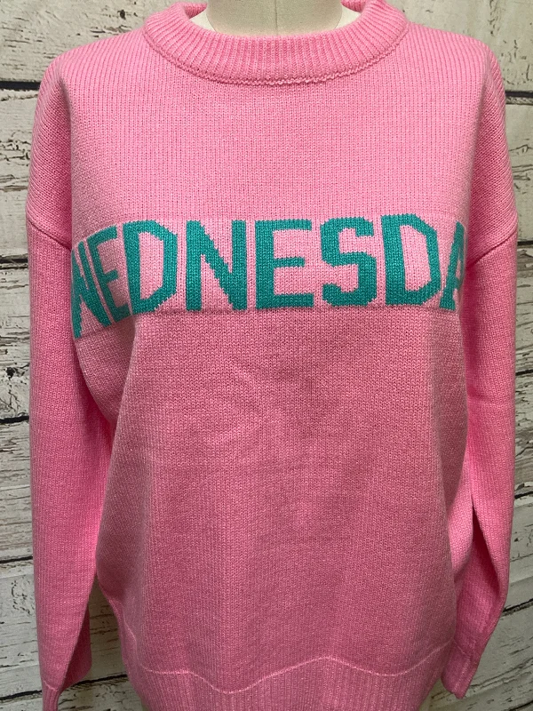 Sweater By English Factory In Pink, Size: M