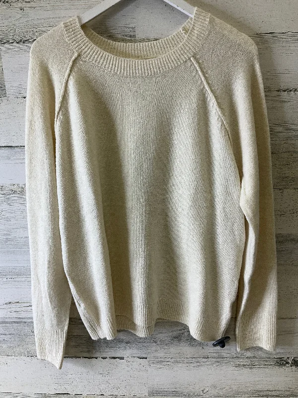 Sweater By Sonoma In Cream, Size: L