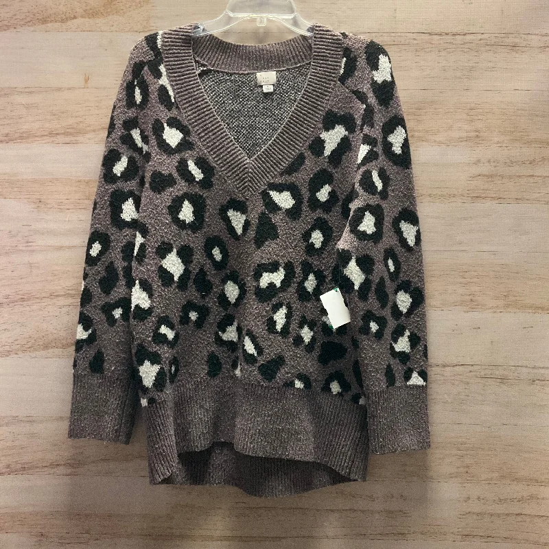 Sweater By A New Day In Animal Print, Size: S