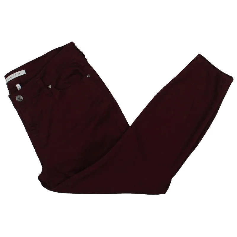 Big Sale Event Plus Womens Denim Mid-Rise Colored Skinny Jeans