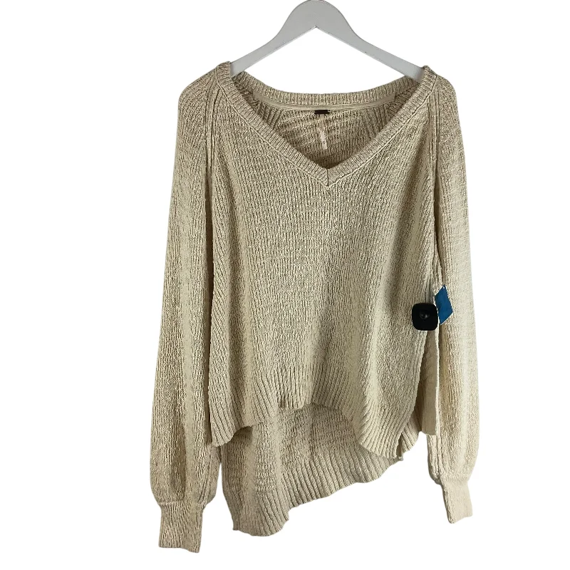 Sweater By Free People In Cream, Size: Xs