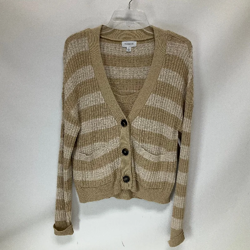 Sweater 2pc By Evereve In Tan, Size: S