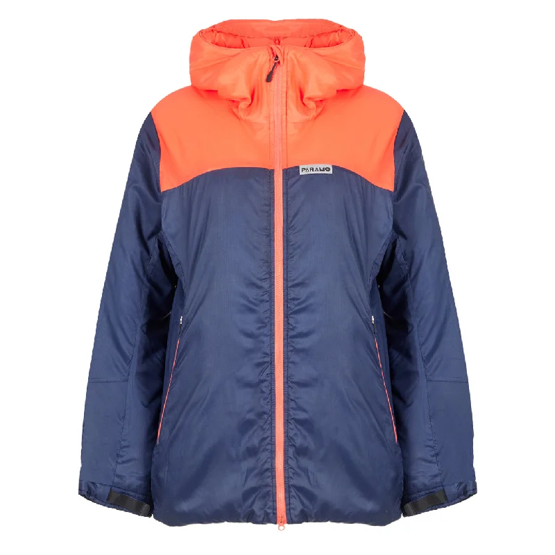 Women's Clothes For Special Occasions Paramo Womens Torres Alturo Jacket Midnight / Hot Coral