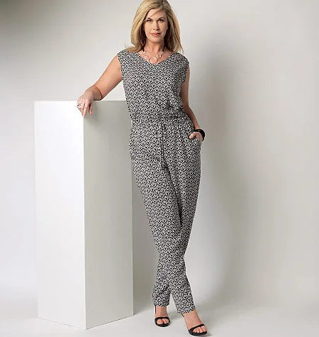 Women's Comfy Attire For Lounging Butterick Robe and Jumpsuit B6224