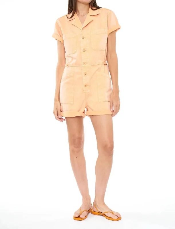 Women's Clothing And Garments Sets Parker Field Suit Short In Sherbet Snow