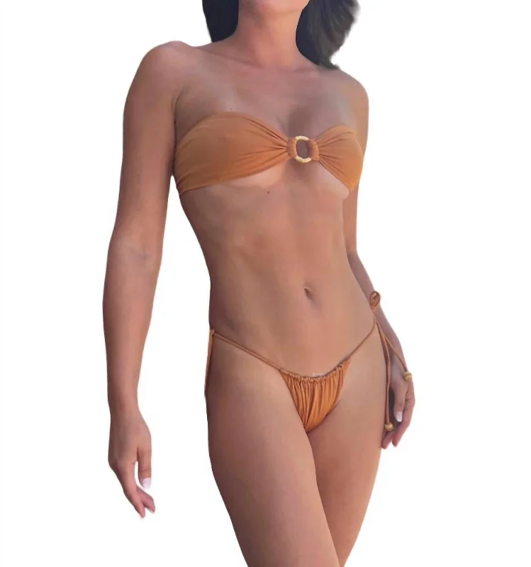 Affordable Women's Clothing Sale Online Amare Bikini Set In Tan