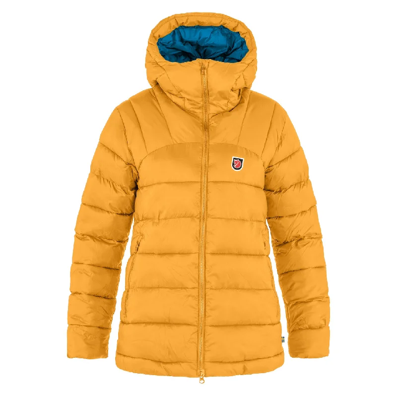 Online Impressions Boutique Fjallraven Womens Expedition Mid Winter Jacket Mustard Yellow / UN Blue