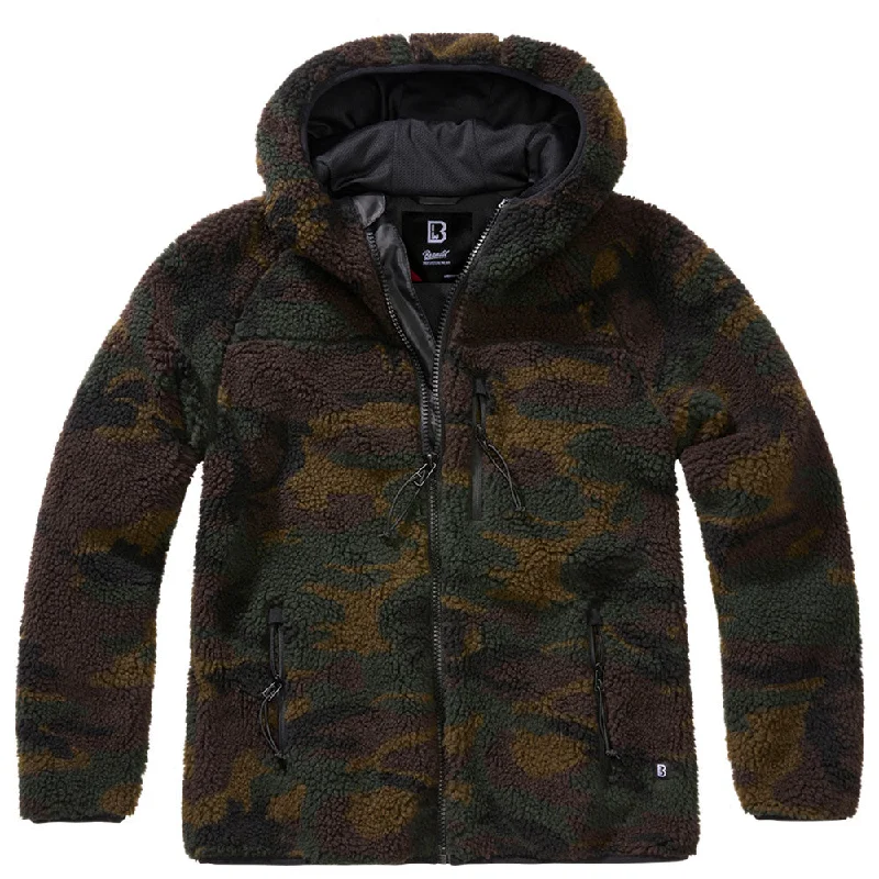 Affordable Women's Outfit Women's Teddy Fleece Hood Jacket woodland