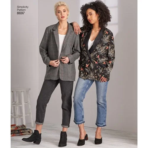 Classic Women's Clothing Styles Simplicity Blazer S8697