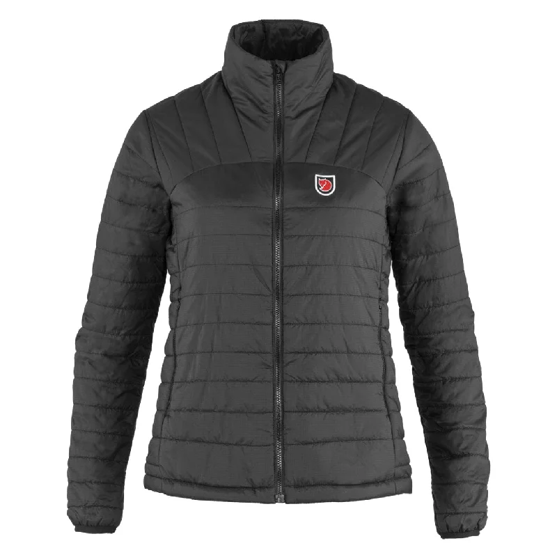 Women's Vintage-Inspired Clothing Fjallraven Womens Expedition X-Latt Jacket Black