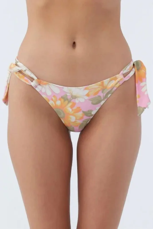 Women's Chic Apparel Sunnyside Floral Corfu Bottom In Pink