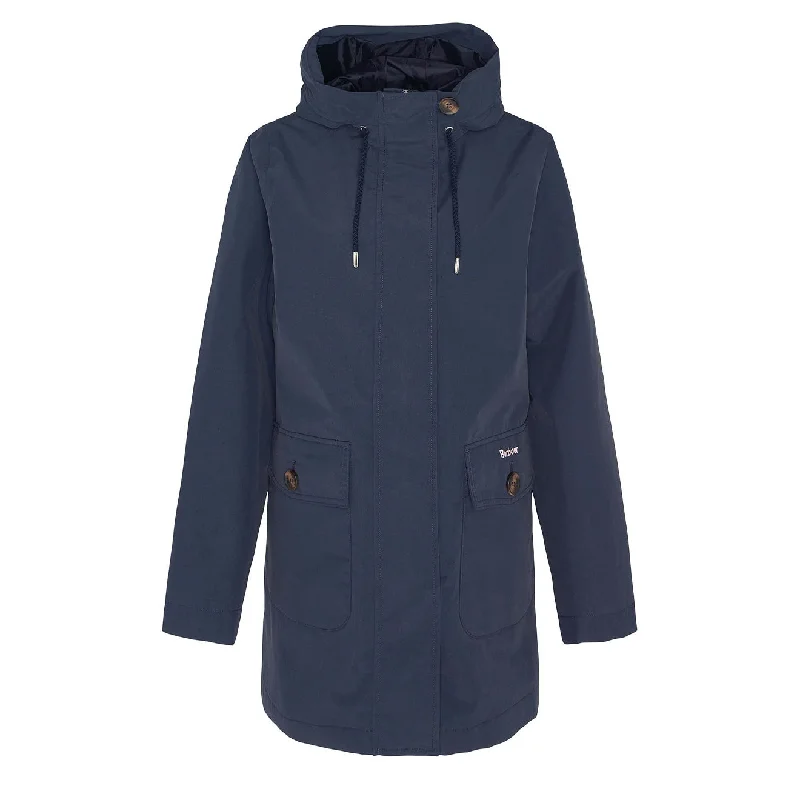 Charming Women's Holiday Apparel Barbour Womens Lansdowne Waterproof Jacket Dark Navy