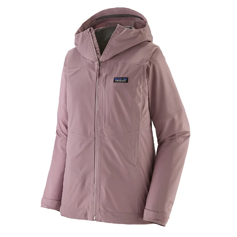 Casual Dresses for Women Patagonia Womens Boulder Fork Rain Jacket Stormy Mauve