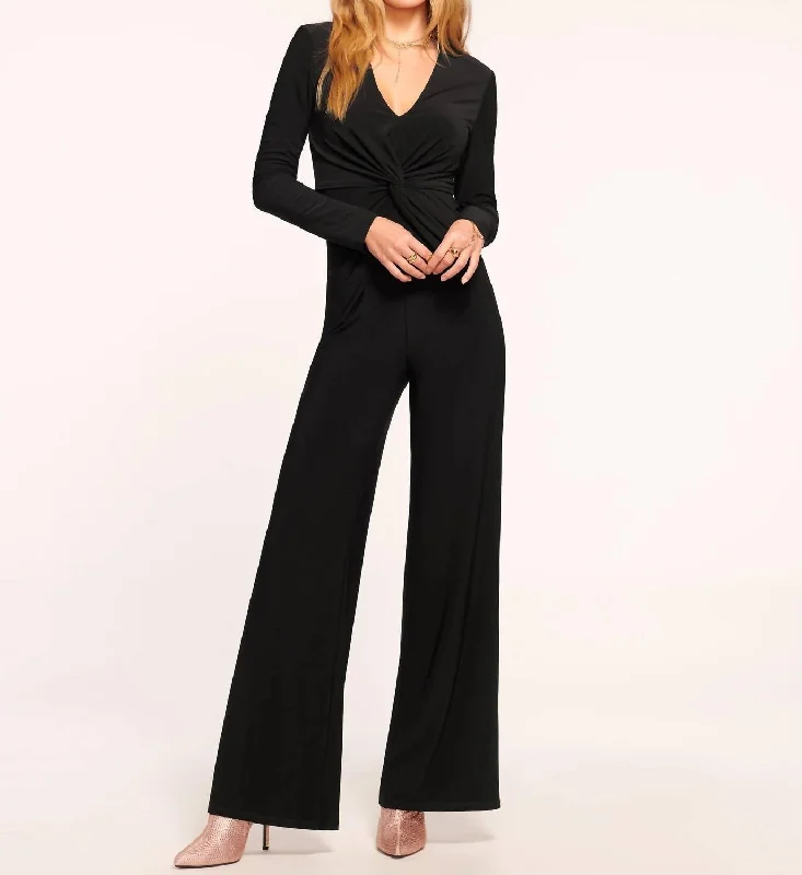 Online Boutiques Clothing Alayna Jumpsuit In Black