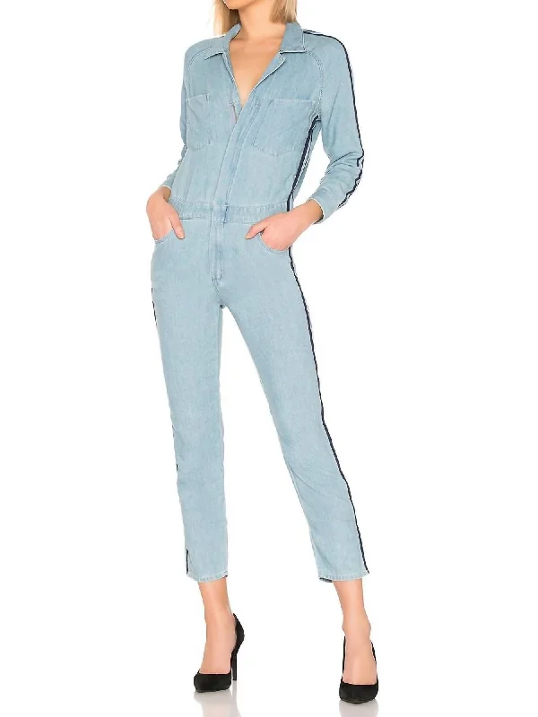 Women's Outdoor Activity Garments The Zip Riveter Jumpsuit In 18 Wheels And One Steaming Hot Engine