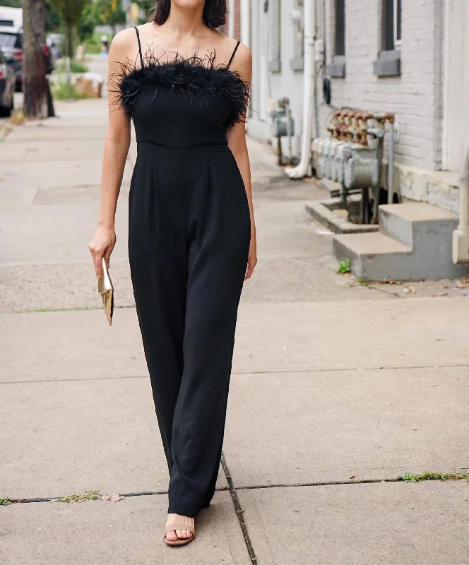 Women's Luxury Apparel Isolde Jumpsuit In Black