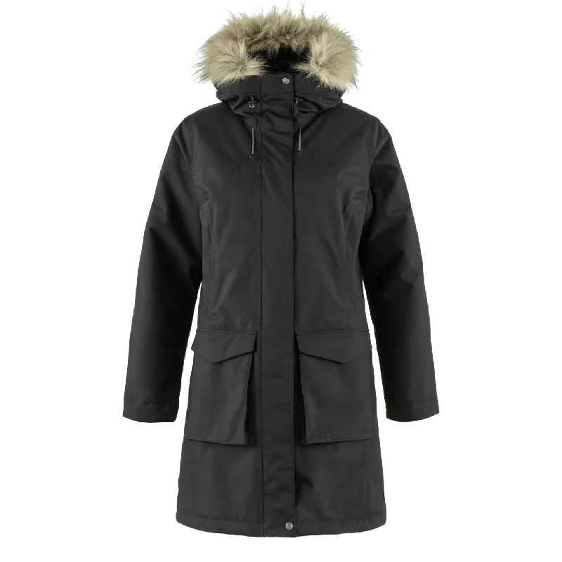 Elegant Women's Attire Fjallraven Womens Nuuk Lite Parka Black