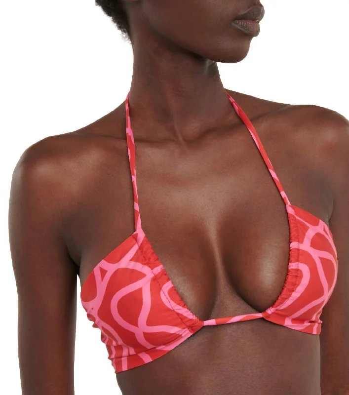 Sale On Clothing Candela Ipanema Escarlata Bikini Top In Red-Pink