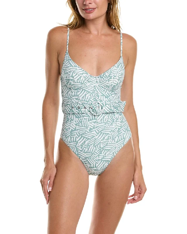 Women's Resort Apparel SIMKHAI Noa Belted One-Piece