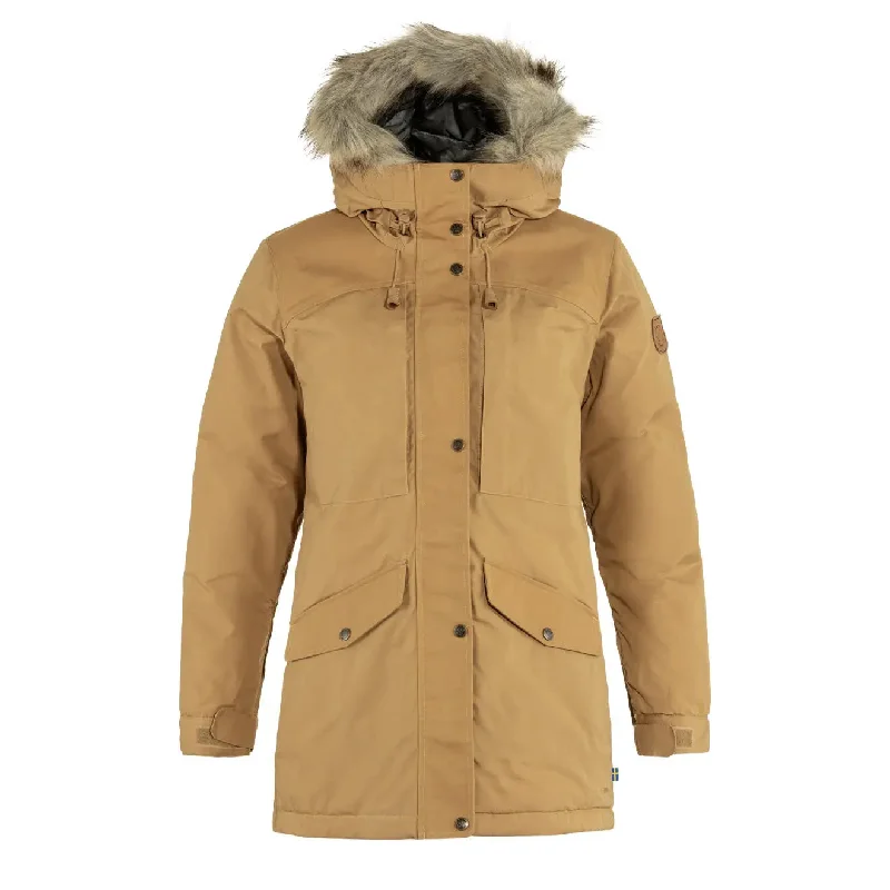 Comfortable Lounge Clothing Fjallraven Womens Singi Down Jacket Buckwheat Brown