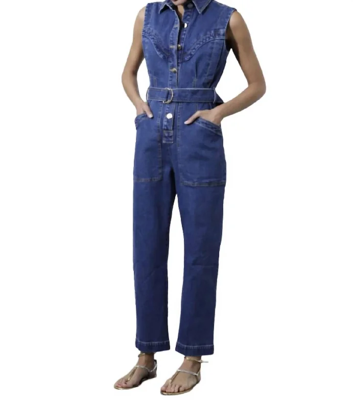 Bundle Offer Harley Jumpsuit In Denim