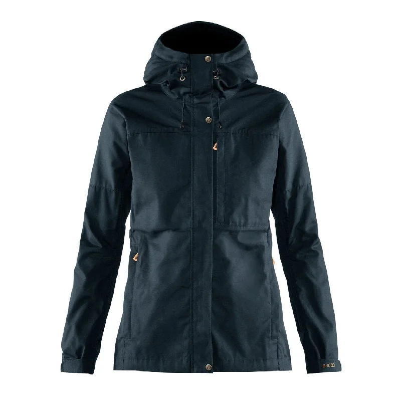 Women's Evening Wear Outfit Fjallraven Womens Kaipak Jacket Dark Navy