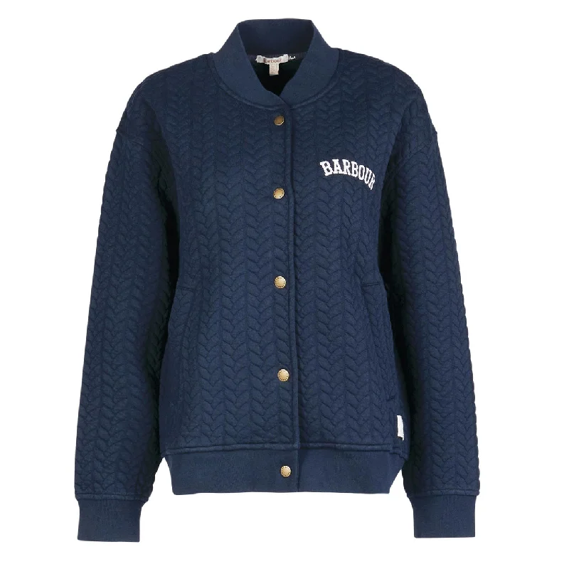 Extreme Clearance Deals Barbour Womens Chesil Bomber Jacket Classic Navy