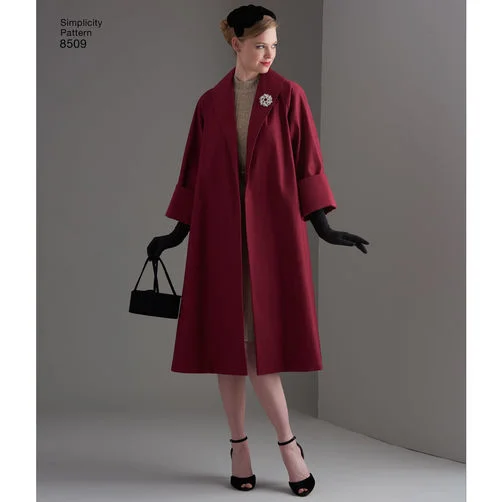 Women's Occasion Wear Clothing Simplicity Vintage Coat or Jacket S8509