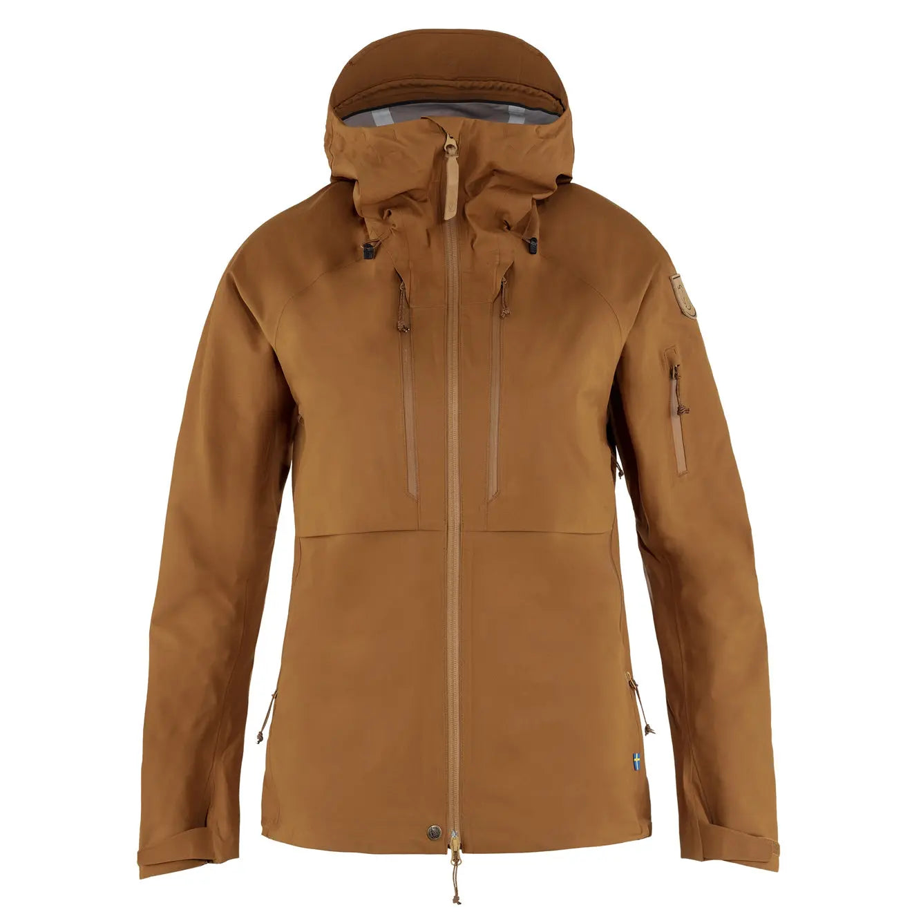 Women's Luxury Apparel Fjallraven Womens Keb Eco Shell Jacket Chestnut