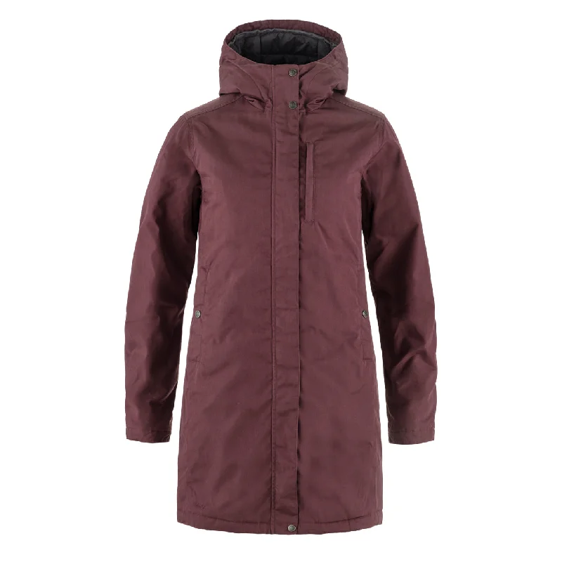 Stylish Women's Outfit Fjallraven Womens Kiruna Padded Parka Port