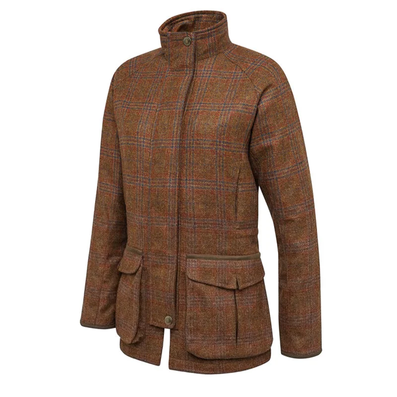 Elegant Women's Evening Garments Beretta Womens St James Coat Brown / Blue Check