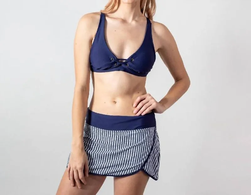 Timeless Women's Clothes Nalu Bikini Top In Indigo