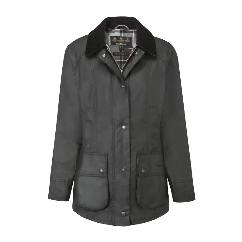 Sale Clothes Online Barbour Womens Beadnell Wax Jacket Black