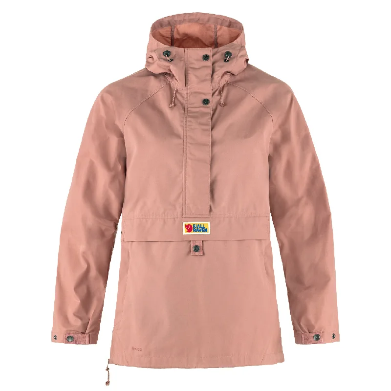 Women's Stylish Outdoor Outfit Fjallraven Womens Vardag Anorak Dusty Rose