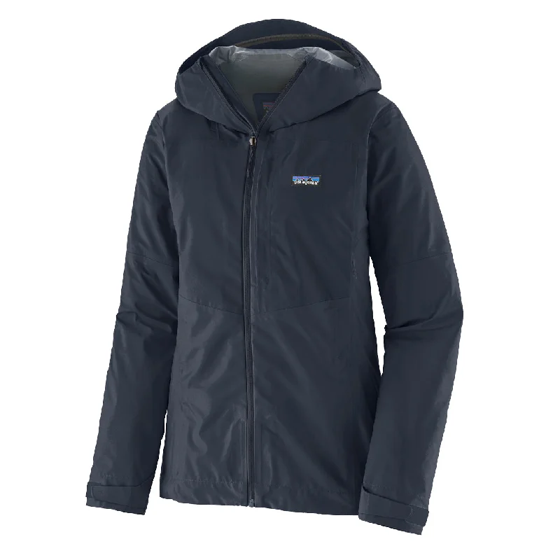 Women's Formal Wear Patagonia Womens Boulder Fork Rain Jacket Smolder Blue