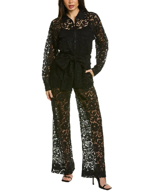 Women's Formal Event Attire Valentino Lace Jumpsuit