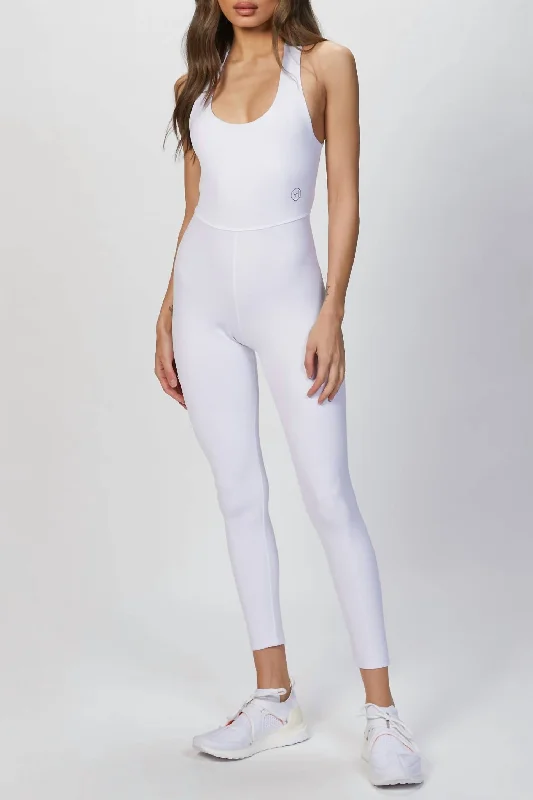 Women's Contemporary Clothing The Unitard In White