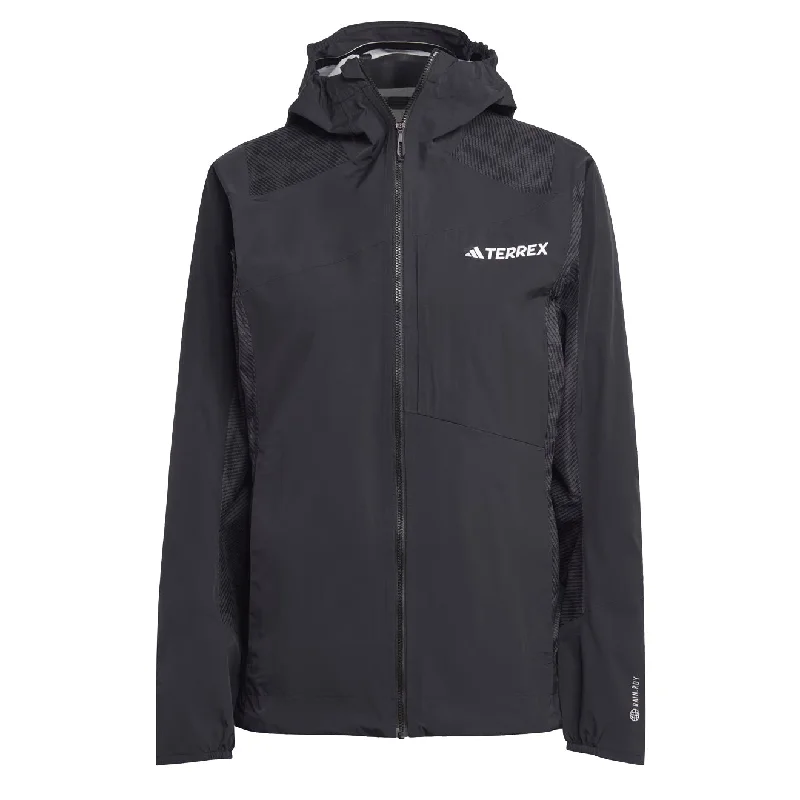 Stylish Women's Outerwear Apparel Adidas Terrex Womens Xperior Hybrid Rain.Rdy Jacket Black