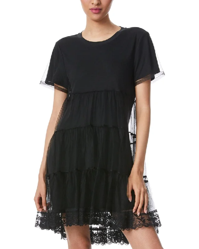 Women's Fashionable Clothing Sets alice + olivia Dreema Tulle Shirtdress