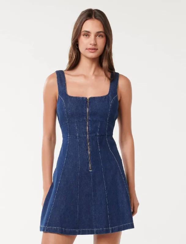 End Of Season Sale Clothing Allison Mini Denim Dress